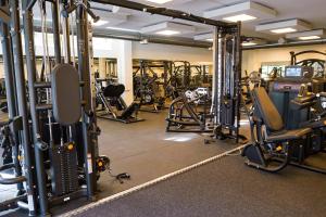 Posilňovňa alebo fitness centrum v ubytovaní Zapfig Living Arlberg + 37 fotografií
