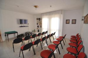 TV a/nebo společenská místnost v ubytování Hotel Nettuno