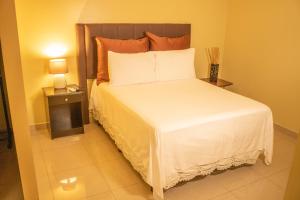 Orquidea Limon Hotel Boutique房間的床