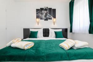Posteľ alebo postele v izbe v ubytovaní Apartman 1 Paola