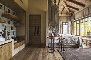 Köök või kööginurk majutusasutuses Area Synest Nature Suites
