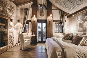 Voodi või voodid majutusasutuse Area Synest Nature Suites toas