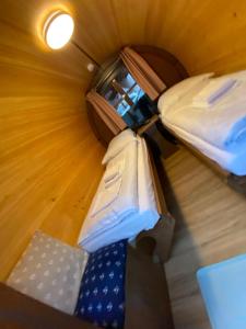 Postel nebo postele na pokoji v ubytování K 357 - Low budget Hotel in Ratekau bei Lübeck