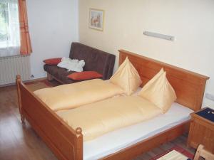 Rúm í herbergi á Pilznerhof