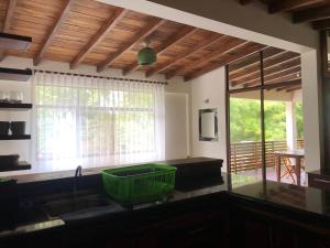 Area soggiorno di Spondylus Lodge