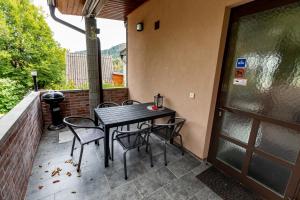 Balkón nebo terasa v ubytování Apartmán POD HRADEM - Vranovská přehrada, Bítov-Horka