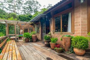 En have udenfor Vale do Lajeado - Mountain chalets