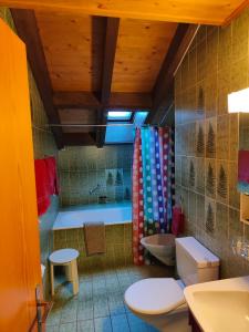 Koupelna v ubytování Haus Opal,Dachwohnung Nr.30