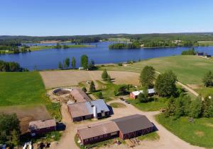 Vista aèria de Laukkumäki farm