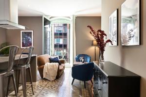 Posedenie v ubytovaní Central Suites Barcelona