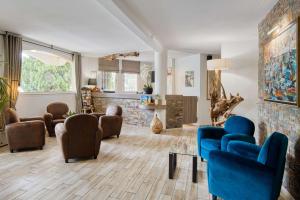 Ruang duduk di Best Western Le Vauban