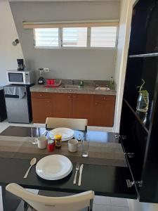Köök või kööginurk majutusasutuses Apartasuites Britz Holbox