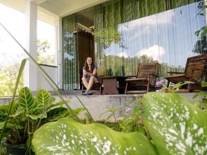 Zahrada ubytování Evergreen Villa - Sinharaja
