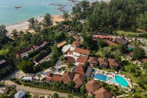 an aerial view of a resort with a beach at The Leaf Oceanside by Katathani - SHA Extra Plus in Khao Lak