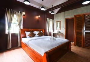 Krevet ili kreveti u jedinici u objektu Sothea Angkor Homestay