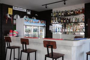 Lounge nebo bar v ubytování Phangan Mantra Inn