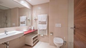 Koupelna v ubytování Hotel Malerhaus