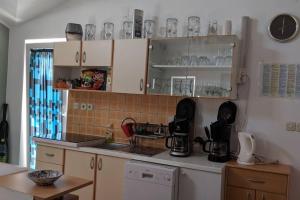 Kuchyň nebo kuchyňský kout v ubytování Villa Croatia