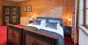 Postel nebo postele na pokoji v ubytování Chalet Taja