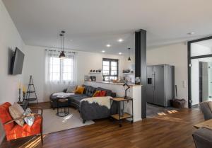 Η κουζίνα ή μικρή κουζίνα στο Ferienhaus Donautal