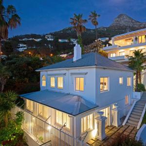an aerial view of a white house at Clifton YOLO Spaces - Clifton Boutique Apartments in Cape Town