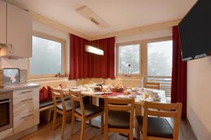 TV a/nebo společenská místnost v ubytování Alpenchalet Zillertal