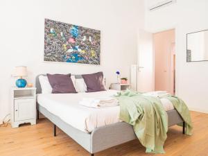 Posteľ alebo postele v izbe v ubytovaní The Best Rent - Apartment close to Porta Romana