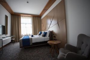 Letto o letti in una camera di Hotel Austria & Bosna