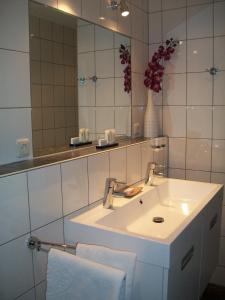 Koupelna v ubytování Hotel Jans