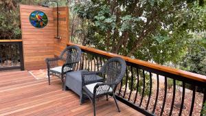 Balcone o terrazza di First Light Cabins