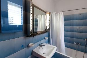 Phòng tắm tại Pension Eleni