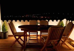 Balkon lub taras w obiekcie Casa rural La Rabá Terraza con increíbles vistas