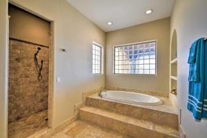 a large bathroom with a tub and a shower at Rio Verde Desert Escape with Patio and Mountain Views! in Rio Verde +24 photos