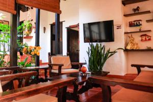 TV a/nebo společenská místnost v ubytování Hermosa Finca "Rancho 4Js"