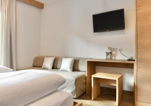 Voodi või voodid majutusasutuse Hotel Toblacherhof toas