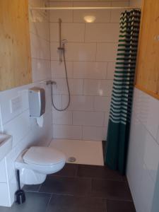 Koupelna v ubytování Jugendgästehaus Gerlosplatte
