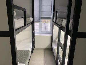 Postel nebo postele na pokoji v ubytování Kyivpasservis HOSTEL