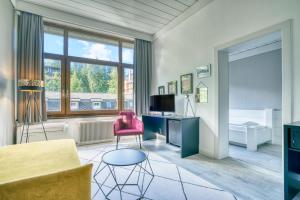 TV a/nebo společenská místnost v ubytování Hotel Parks