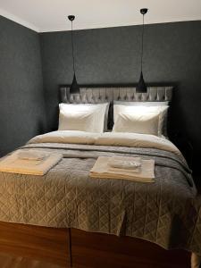 Postel nebo postele na pokoji v ubytování Buffalo Hotell