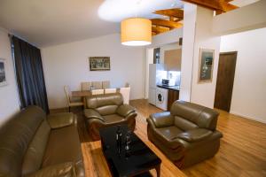 Posezení v ubytování Apart Hotel West