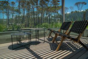 Casagrande Hotel & Beach Club的阳台或露台
