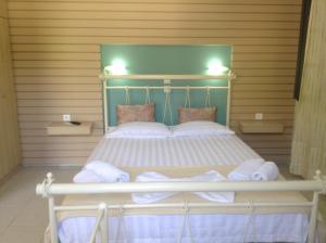 Postel nebo postele na pokoji v ubytování Villa Agapi