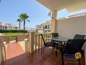 Balkón nebo terasa v ubytování La Ciñuelica R11 Ground Floor Apartment Com Pool L111