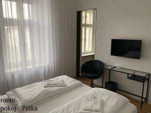 Letto o letti in una camera di Besidka