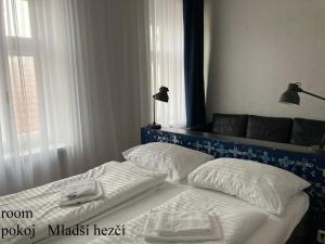 Letto o letti in una camera di Besidka