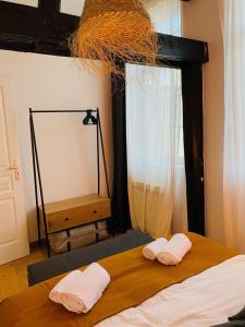Katil atau katil-katil dalam bilik di Appartement Place de la Cath' avec Parking +10 gambar