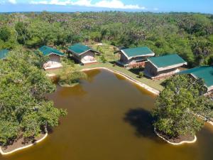 Pemandangan dari udara bagi BoraBora Wildlife park and Luxury Tented Safari Camp Diani