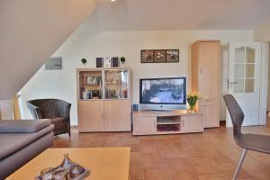 Μια τηλεόραση ή/και κέντρο ψυχαγωγίας στο Sunshine-Residenz Sunshine Residenz Appartement 5