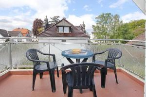 Balkón nebo terasa v ubytování Sunshine-Residenz Sunshine Residenz Appartement 6