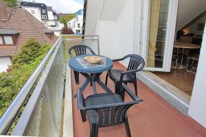 Balkón nebo terasa v ubytování Sunshine-Residenz Sunshine Residenz Appartement 6
